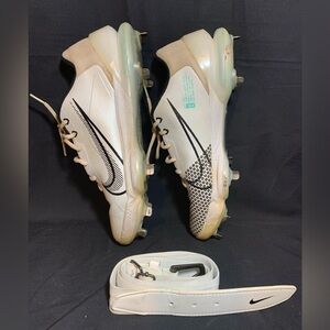 Nike Force zoom trout 7 baseball cleats sz 12 and belt
